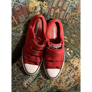 Converse 3 Straps Red Sneakers Women’s 7
